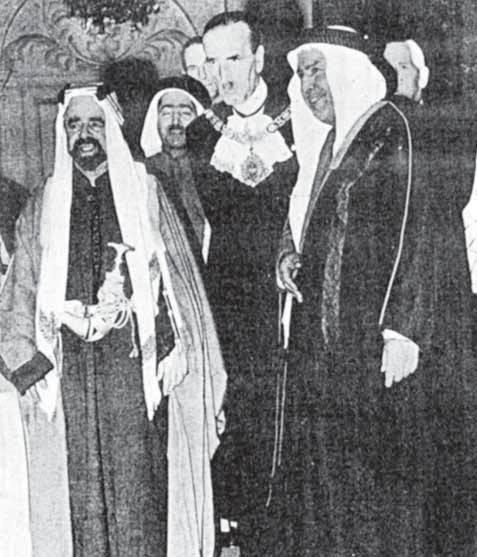 الشيخ عبدالله السالم الصباح في زيارة البابا بولس السادس في روما