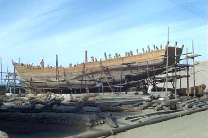 عملية بناء السفن للتاجر ثنيان الغانم ٣-١-١٩٤٩