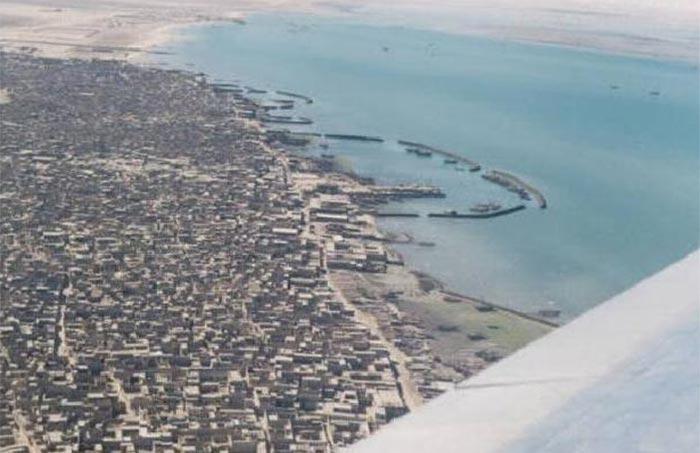 صورة جوية لمدينة الكويت 17-1-1948 Kuwait City - Aerial shot