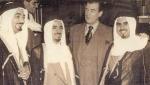 An image combining late Sheikh Jaber Al Ahmad Al Jaber Al Sabah and His Highness Sheikh Sabah Al Ahmad Al Jaber Al Sabah — the current ruler of Kuwait in a formal occasion.
